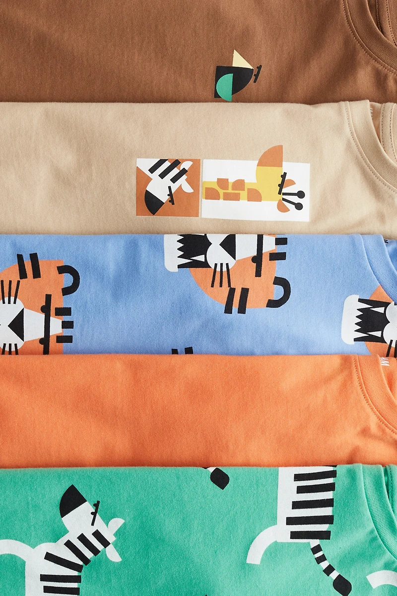 5-pack Jersey T-shirts