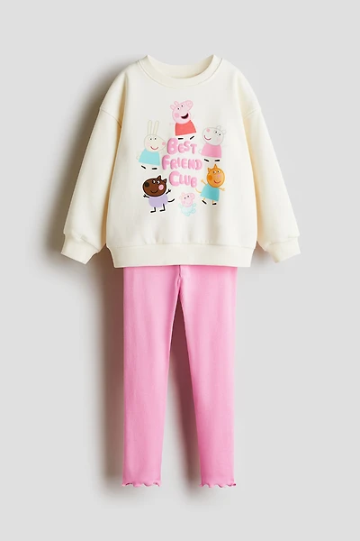 2-piece Top and Leggings Set