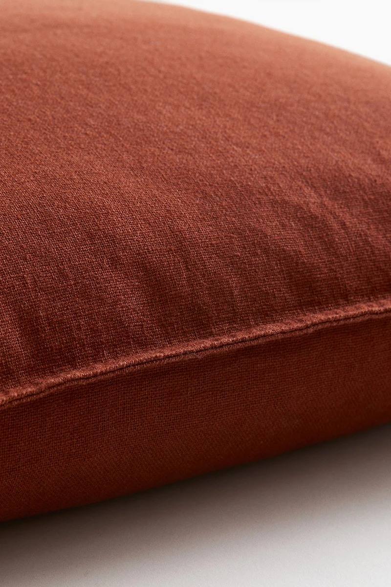 Linen-blend Cushion Cover