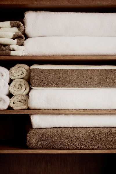 Serviette de bain en coton éponge doux