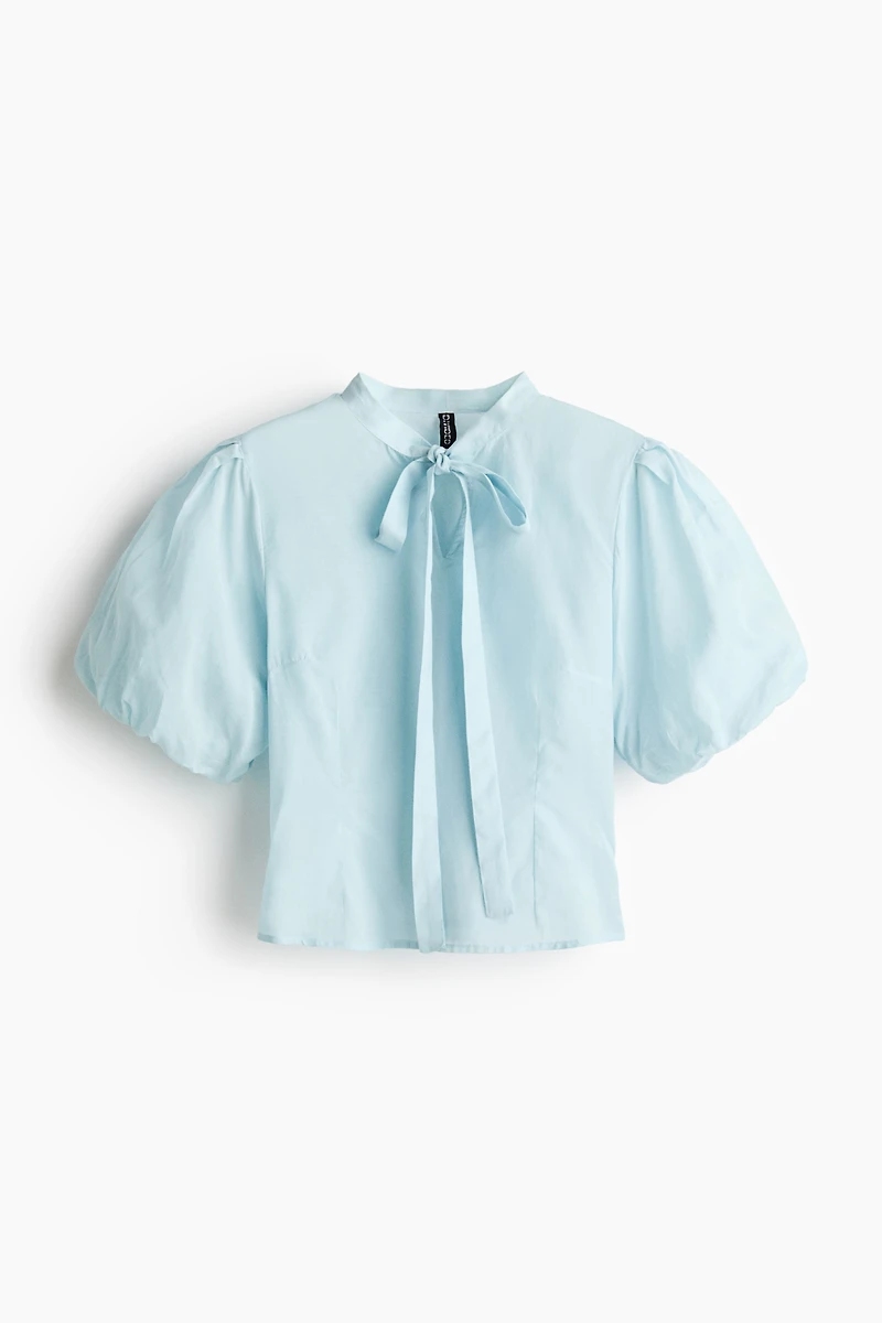 Blouse à manches bouffantes