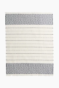 Linen-Blend Throw