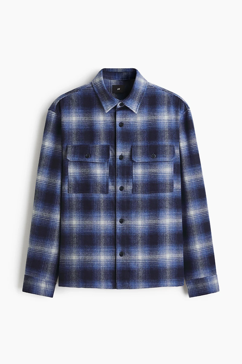 Surchemise classique en flanelle