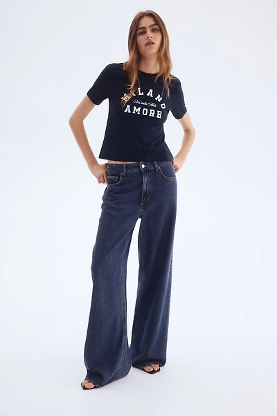 T-shirt avec motif imprimé