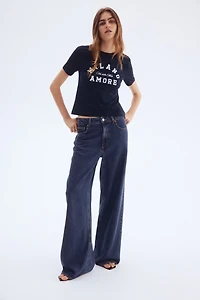 T-shirt avec motif imprimé