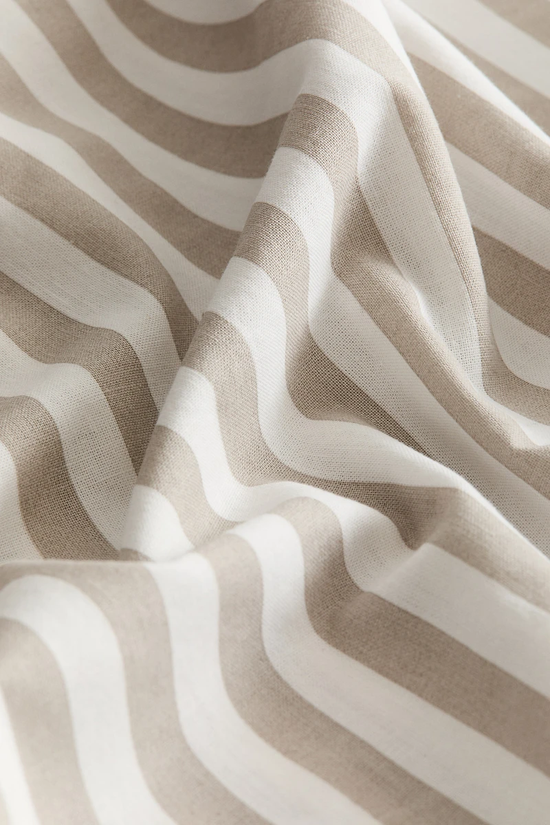 Striped Cotton Pillowcase