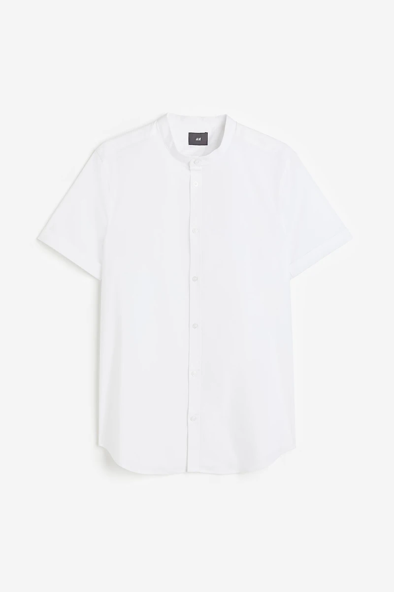 Muscle Fit Cotton Shirt