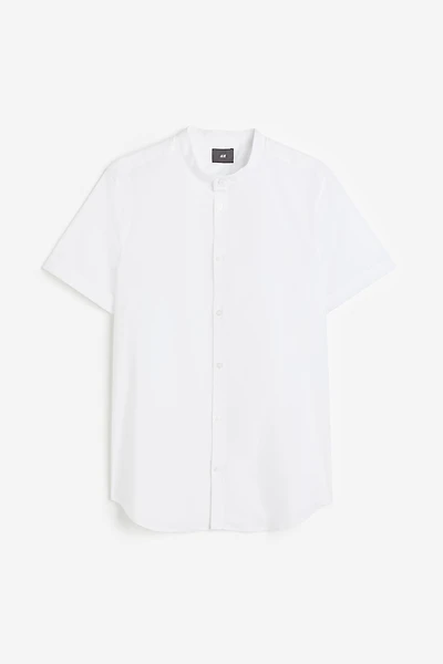 Muscle Fit Cotton Shirt