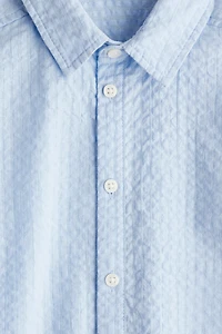 Cotton Seersucker Shirt
