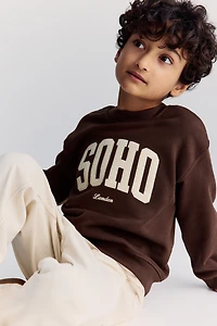 Printed Crewneck Sweatshirt