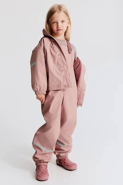 Fleece-Lined Rain Pants