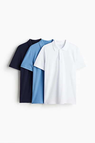 Lot de 3 polos Coupe Classique