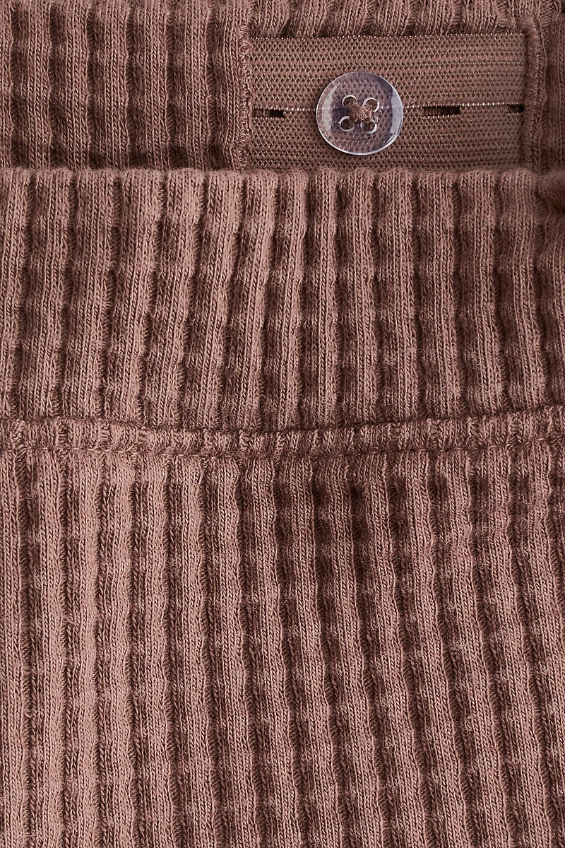 2-Piece Waffled Jersey Set