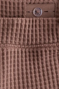 2-Piece Waffled Jersey Set