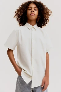 Short-Sleeved Cotton Shirt