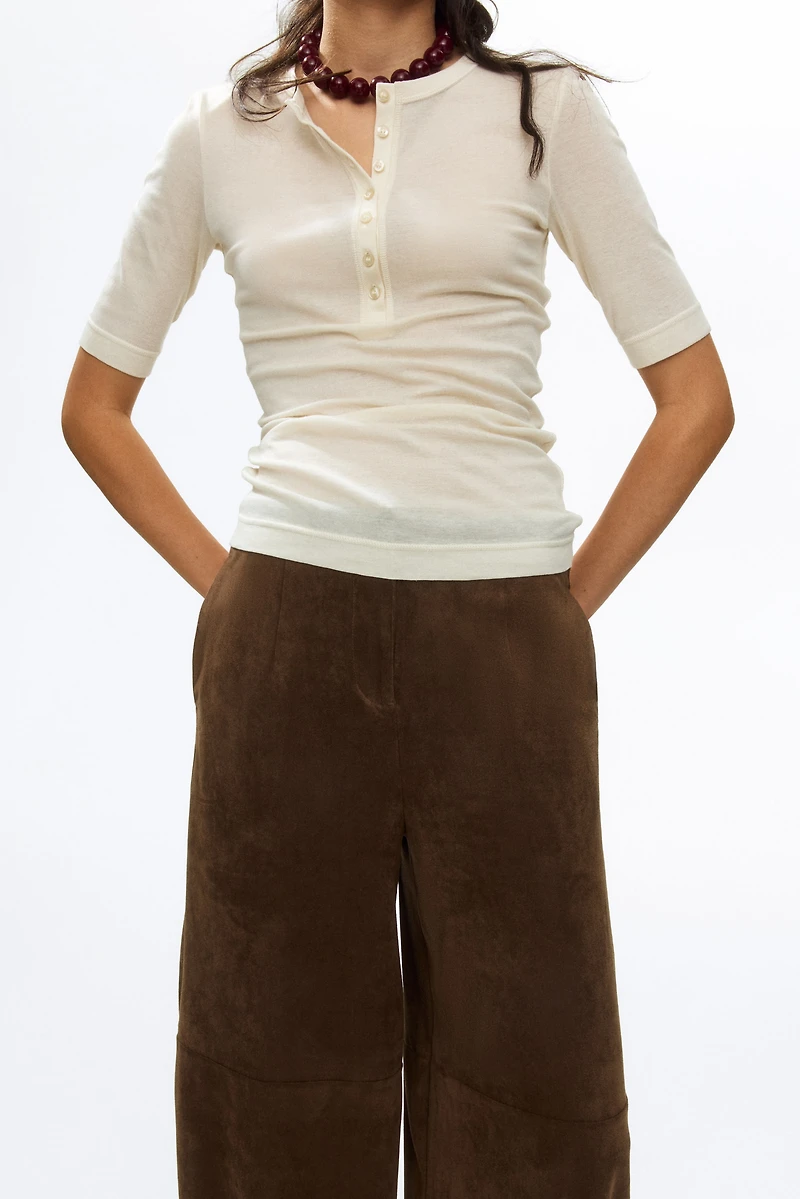 Barrel-Leg Pants