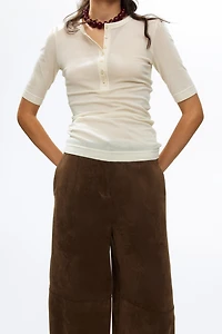 Barrel-Leg Pants