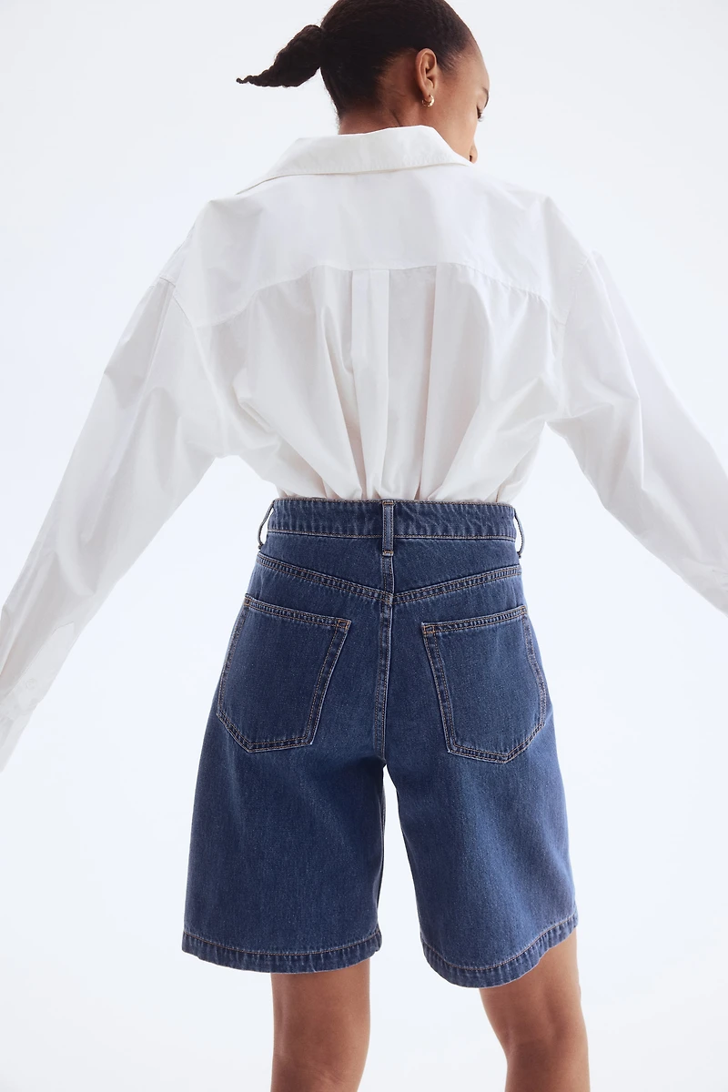 Denim Bermuda Shorts