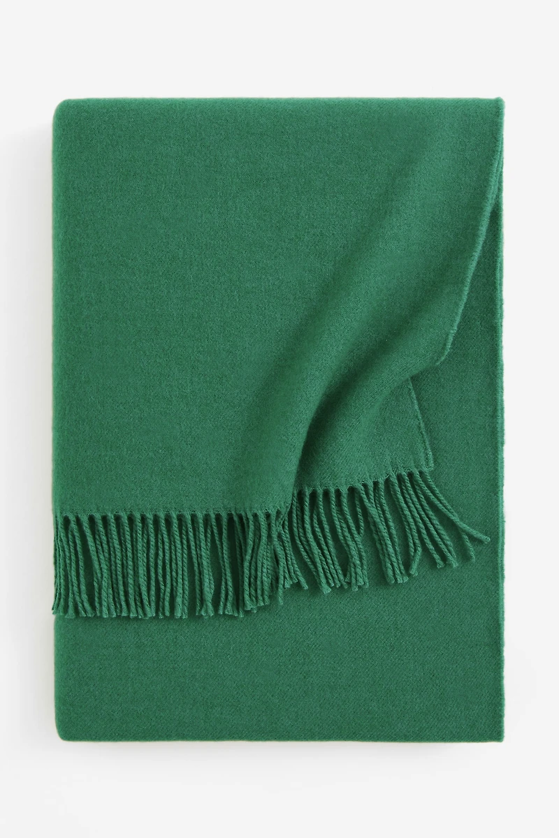Wool-blend Throw