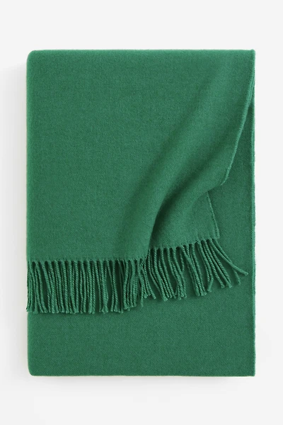 Wool-blend Throw