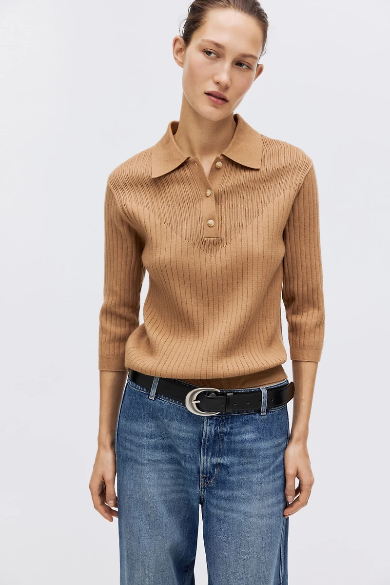 Rib-Knit Top