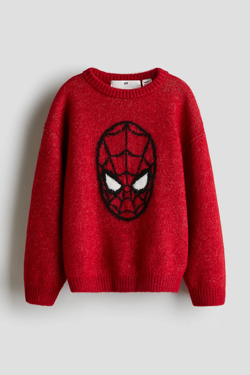 Jacquard-Knit Sweater