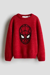 Jacquard-Knit Sweater