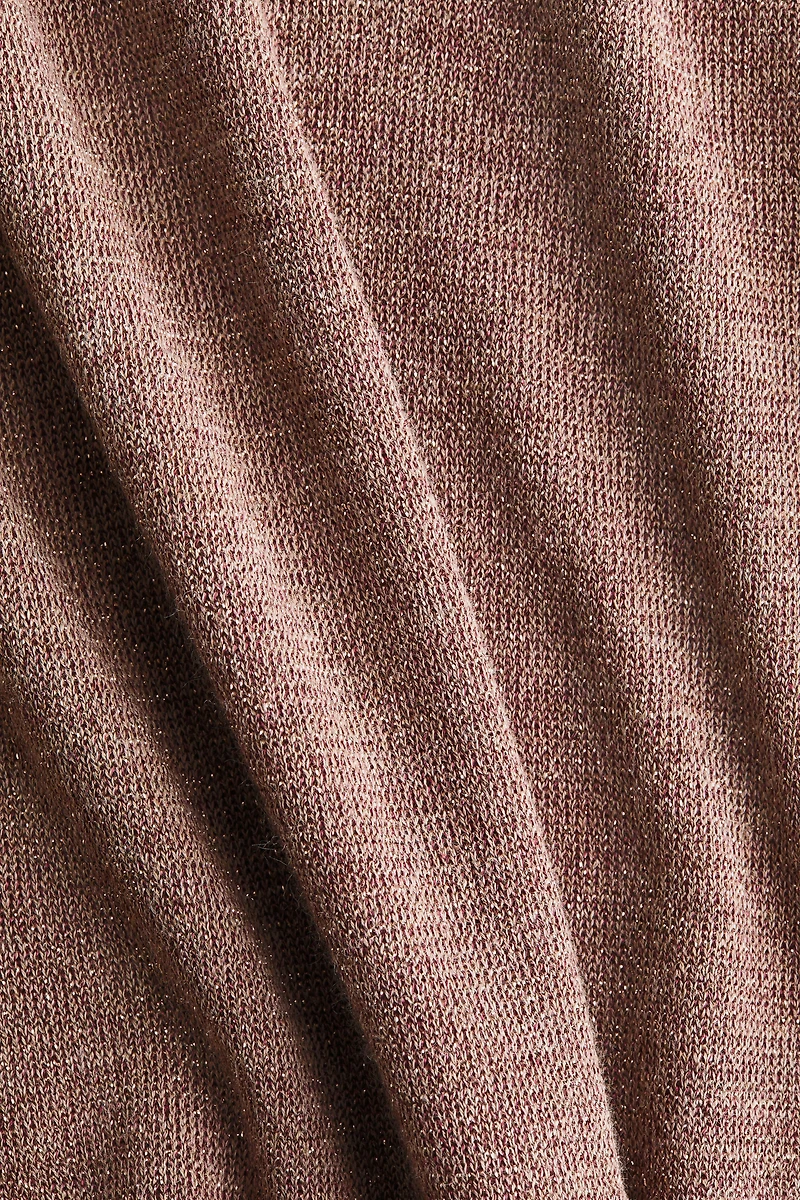 Haut scintillant en tricot fin