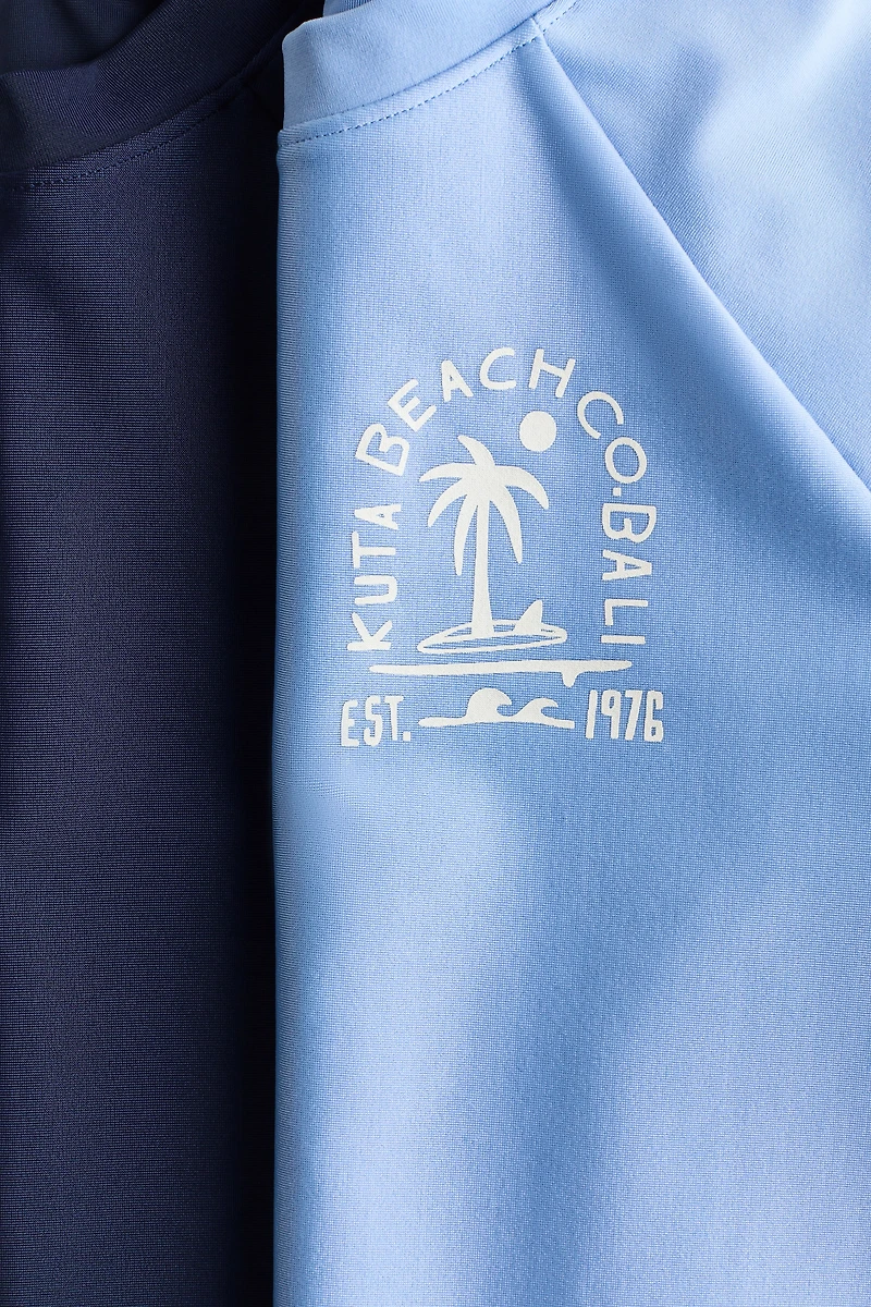 Lot de 2 T-shirts bain