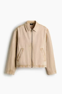 Cotton Jacket with Collar