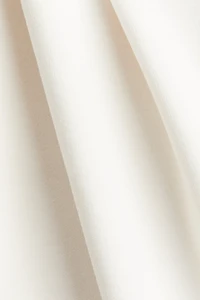 Defined-Waist Fine-Knit Top
