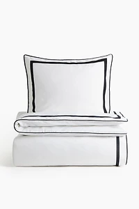 Egyptian Cotton Twin Duvet Cover Set
