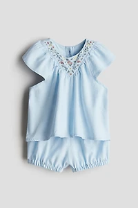 2-Piece Linen-Blend Set
