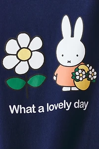 Cotton T-Shirt with Printed Motif