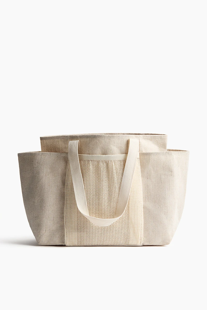 Large Jute-Blend Shopper