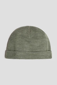Merino Wool Jersey Beanie