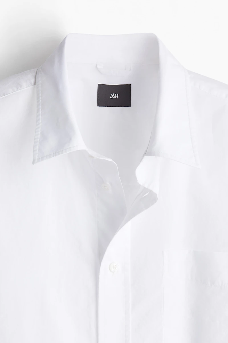 Regular Fit Poplin Shirt