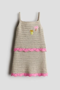 2-Piece Knit Top and Skirt Set