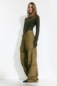 Pantalon cargo en coton