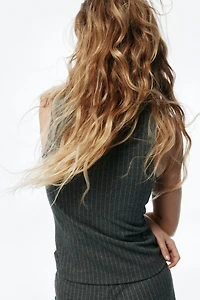 Cowl-Neck Jersey Top