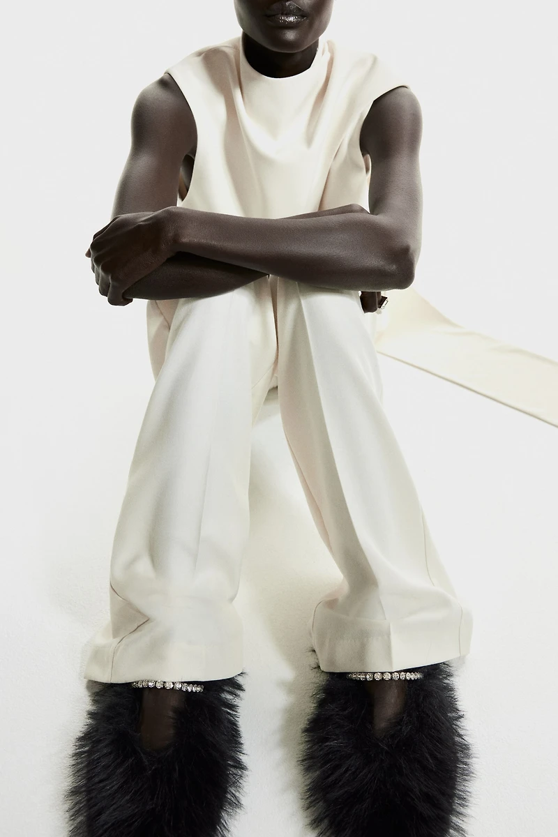 Chaussons ornementés