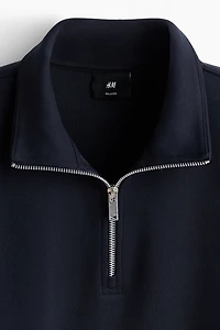 Relaxed-Fit Half-Zip Sweatshirt