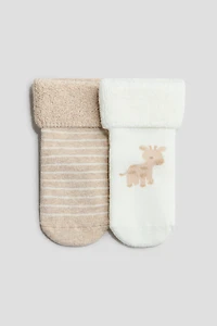 2-pack Terry Socks