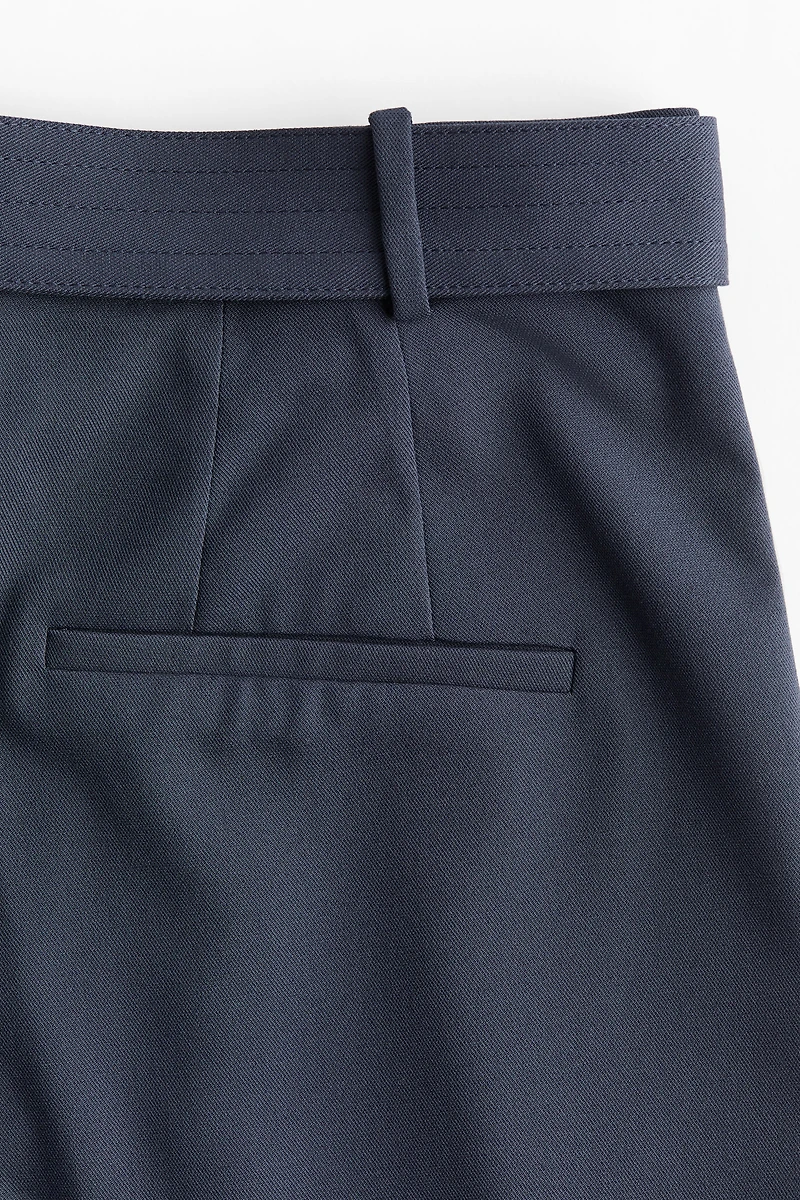 Pantalon large avec ceinture