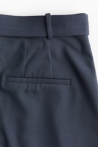 Pantalon large avec ceinture