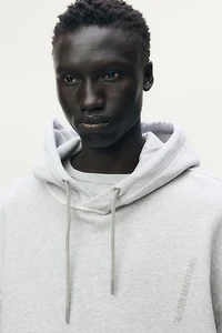 Embroidered-Detail Hoodie