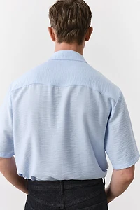 Regular Fit Textured resort shirt
