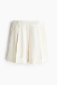 Short chic en lin mélangé