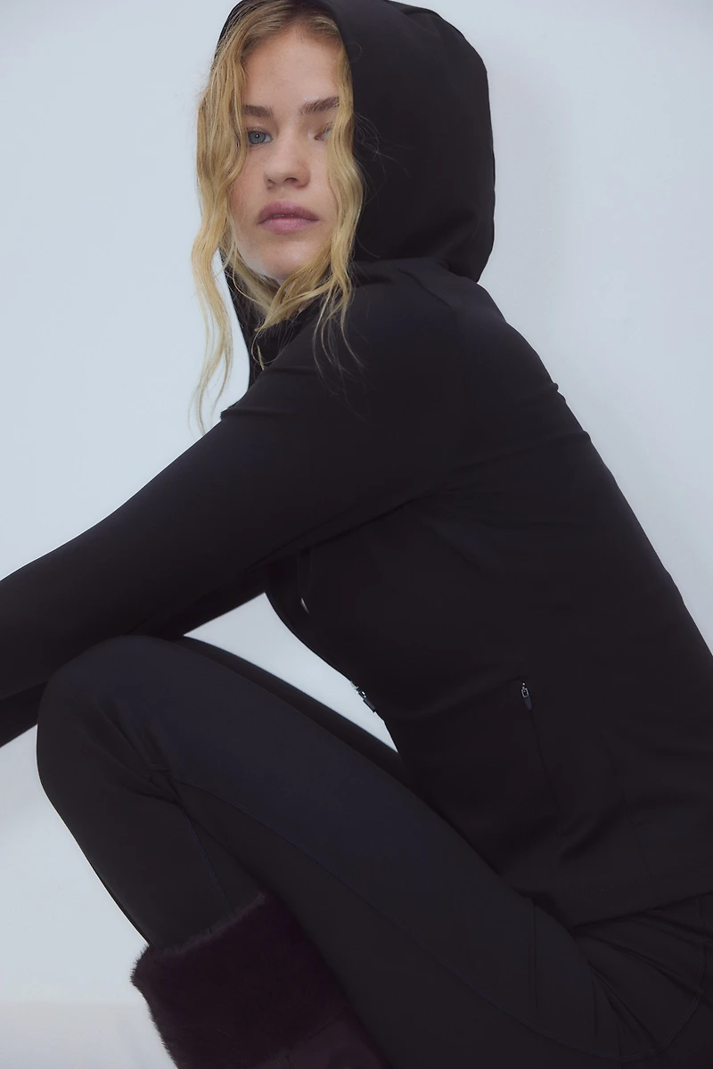 Hooded Activewear Jacket with SoftMove™