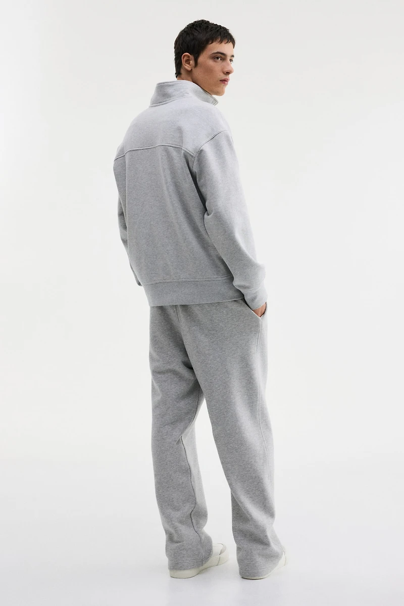 Chandail ample avec col à fermeture éclair